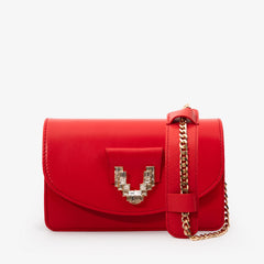 The Love Red Leather Handbag For Sale