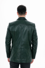 The Ravenna Green Leather Jacket All New