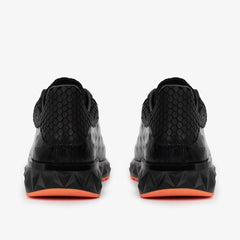 The Caesars Black Leather Sneaker For Sale