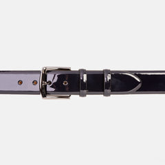 The Dodoma Navy Patent Leather Belt All New