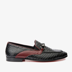 The Milano Black Shoe Bit Loafer Shoe Final Sale! All New