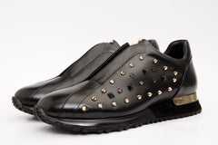 The Infanta Black Spike Leather Sneaker Limited Edition All New