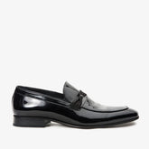 The Dodoma Black Patent Leather Loafer Shoe On Sale