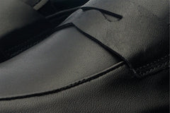 The Marinka Black Leather Shoe Penny Loafer Shoe All New