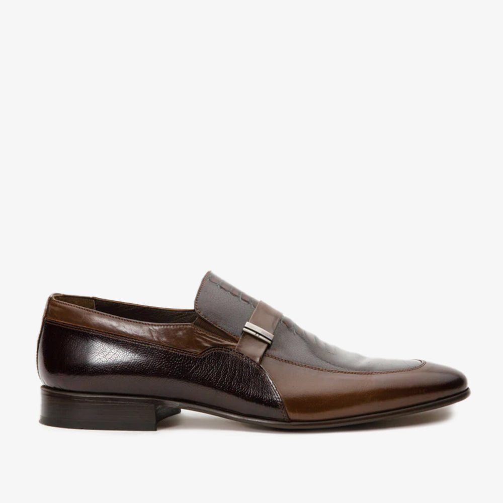 The Kazablanka Brown Leather Bit Loafer Shoe Fine Craftsmanship