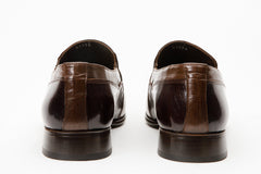 The Kazablanka Brown Leather Bit Loafer Shoe Fine Craftsmanship