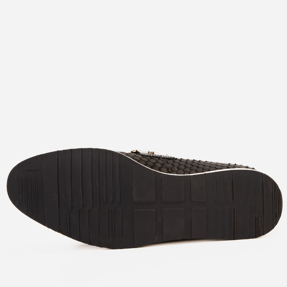 The Legacy Navy Blue Leather Casual Loafer Shoe For Sale