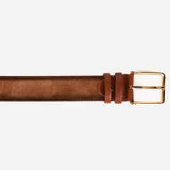The Regent Brown Leather Belt Fine Craftsmanship