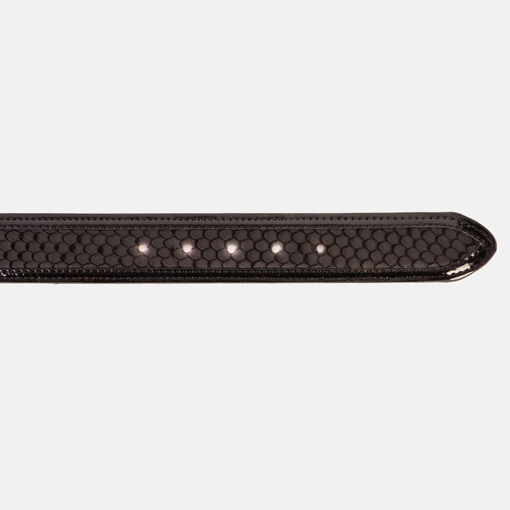 The Monarch Black Leather Belt All New