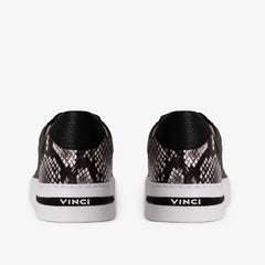 The Burano Black White  Leather Sneaker Fine Craftsmanship