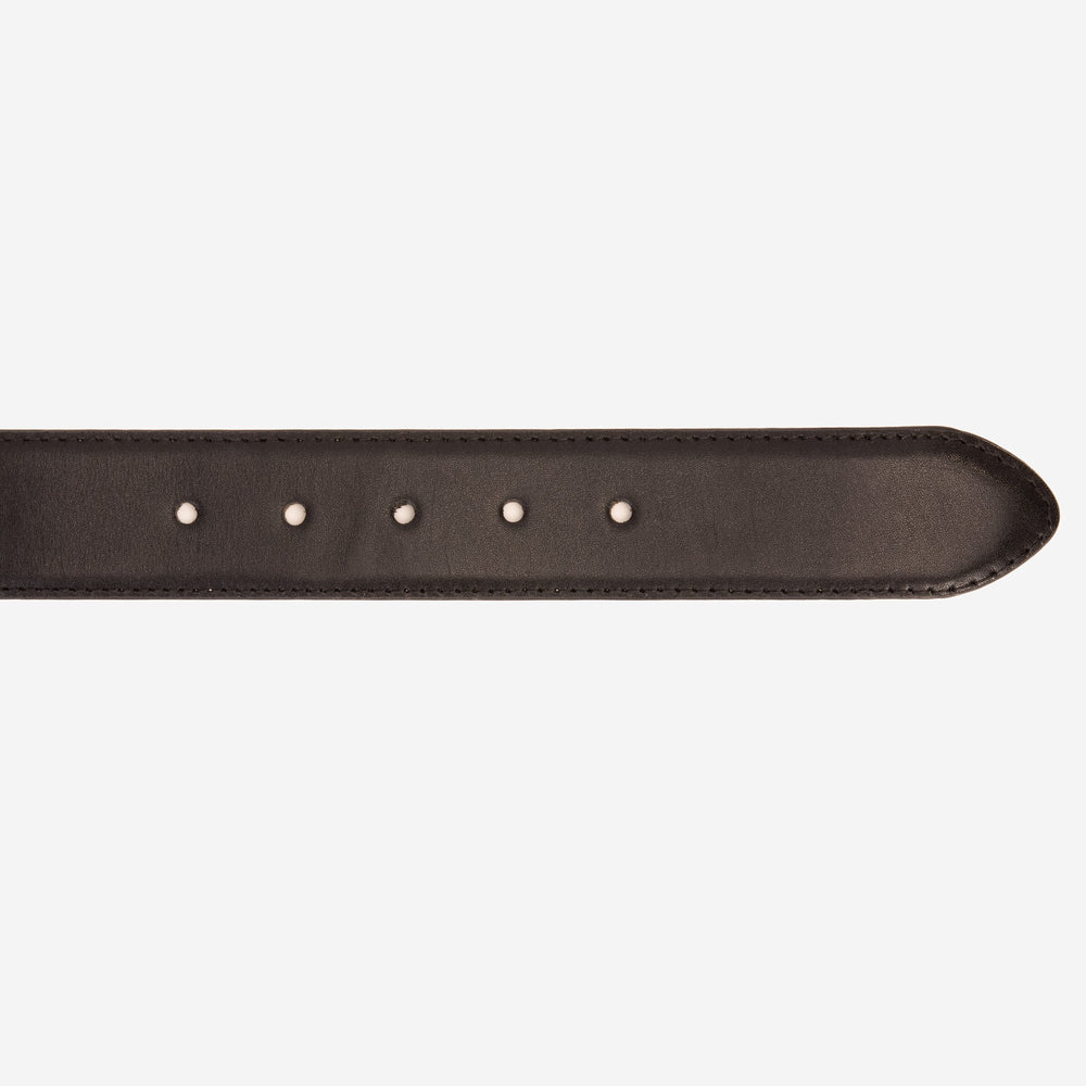 The Bogota Black Calfskin Belt For Sale