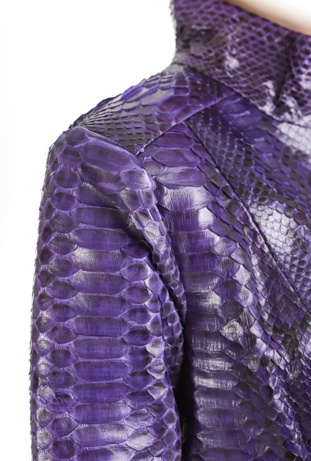 The Rubert Purple  Pyht Leather Jacket Universal Fit
