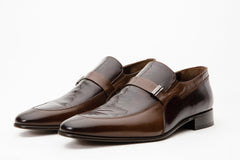 The Kazablanka Brown Leather Bit Loafer  Shoe Fine Craftsmanship
