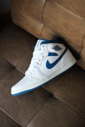 AIR JORDAN 1 MID SE "INDUSTRIAL BLUE"